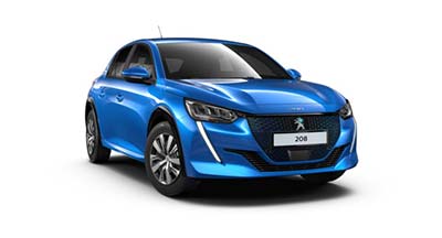 Peugeot E 208 - Available In Vertigo Blue